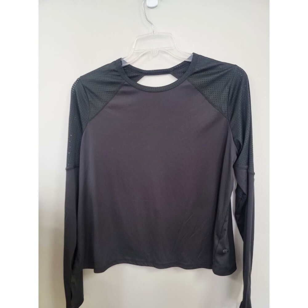 Champion Women's Anti-Odor Active wear Long Sleeve Open Back  XL